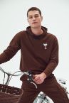 Snoopy Lisanslı Oversize Fit Kapüşonlu İçi Yumuşak Tüylü Sweatshirt