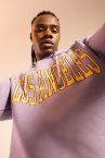 Defacto Fit NBA Los Angeles Lakers Lisanslı Regular Fit Kapüşonlu Sweatshirt