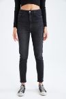 Vintage Skinny Fit Ekstra Yüksek Bel Jean Pantolon