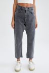 Mary Straight Fit Yüksek Bel Jean Pantolon