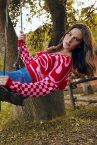 Coool Regular Fit Dama Desenli Triko Hırka