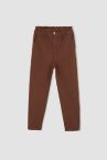 Kız Çocuk Slouchy Fit Gabardin Pantolon