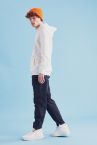 Jogger Fit Baskılı Fermuar Detaylı Chino Pantolon