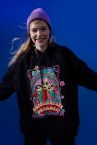 Coool PowerPuff Girls Lisanslı Kapüşonlu Oversize Fit Uzun Kollu Sweatshirt