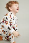 Erkek Bebek Disney Mickey & Minnie Lisanslı Regular Fit Uzun Kollu 2'li Knitted Set
