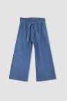 Kız Çocuk Culotte Fit Geniş Paça Pantolon