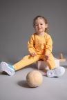 Kız Bebek Regular Fit Bisiklet Yaka Uzun Kollu İnce Kumaş 2'li Knitted Set