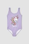Kız Çocuk Unicorn Baskılı Mayo