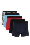Defacto Fit Regular Fit Pamuklu 5'li Boxer