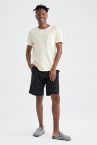Defacto Fit Regular Fit Bisiklet Yaka 2'li Takım