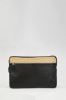 Erkek Elma Derisi Sürdürülebilir Clutch Çanta