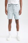 Dad Fit Jean Bermuda