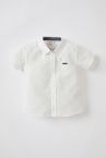 Erkek Bebek Regular Fit Oxford Kısa Gömlek