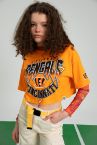Coool NFL Cincinnati Bengals Oversize Fit Bisiklet Yaka Kısa Baskılı Kollu Tişört
