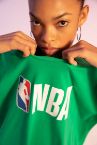 Defacto Fit NBA Lisanslı Oversize Fit Bisiklet Yaka Kısa Kollu Örme Tişört
