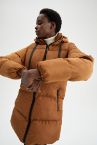 Regular Fit Kapüşonlu Şişme Mont Parka