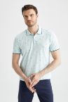 Slim Fit Polo Yaka Pamuklu Penye Tişört