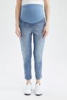 Boyfriend Yüksek Bel Hamile Jean Pantolon
