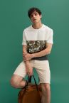 Regular Fit Polo Yaka Pamuklu Penye Tişört