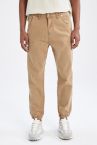 Normal Bel Boru Paça Jogger Jean Pantolon