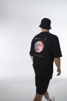 Discovery Lisanslı Oversize Fit Bisiklet Yaka Pamuklu Penye Tişört