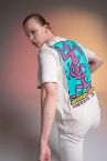 Coool Keith Haring Lisanslı Boxy Fit Bisiklet Yaka Pamuklu Penye Tişört