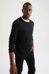 Regular Fit Bisiklet Yaka Basic Uzun Kollu Tişört