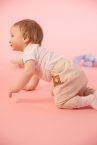 Erkek Bebek Baggy Fit Esnek Belli Süs Etiketli Pantolon