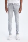 Super Skinny Fit Normal Bel Dar Paça Sürdürülebilir Jean Pantolon