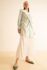 Regular Fit Piliseli Maxi Etek