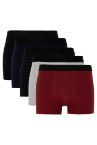 Defacto Fit Regular Fit Pamuklu Esnek 5'li Boxer