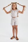 Kız Çocuk Paperbag Fit Şort