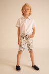 Erkek Çocuk Regular Fit Gabardin Bermuda