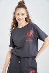 Coool Oversize Fit Harry Potter Lisanslı Bisiklet Yaka Tişört