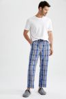 Defacto Fit Regular Fit Cepli Ekose Desenli Pijama Altı
