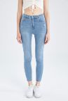 Super Skinny Fit Yüksek Bel Jean Pantolon
