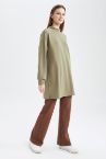 Skinny Fit Geniş Paça Pantolon