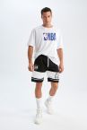 Defacto Fit NBA Boston Celtics Lisanslı Regular Fit Şort