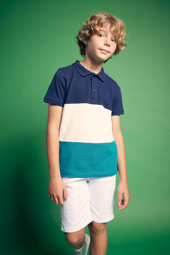 Erkek Çocuk Regular Fit Pike Kısa Kollu Polo Tişört