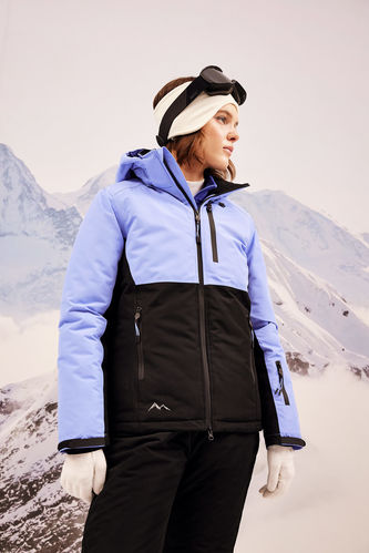 DeFactoFit Water Repellent Regular Fit Fleece Lined Ski Jacket