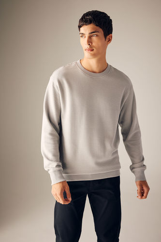 Comfort Fit Basic Sweatshirt