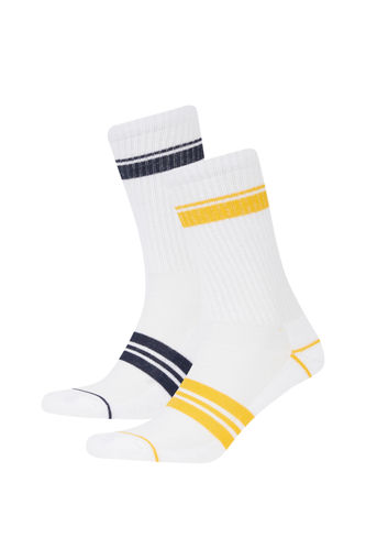 Men 2 Piece Cotton Towel Sports Socks