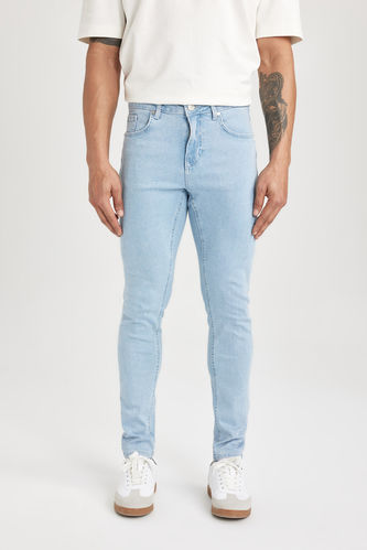 Pantalon Jean Coupe Super Skinny Taille Normale Et Jambe Extra Fine