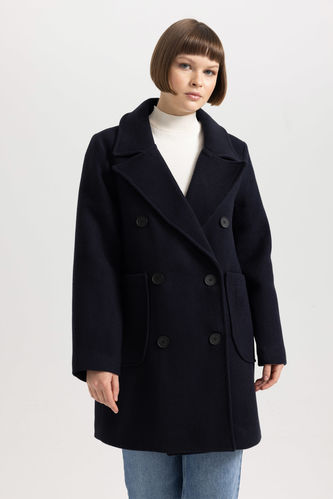 Regular Fit Wool Look Cachet Coat