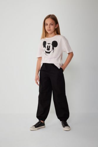 Girl Parachute Cotton Trousers