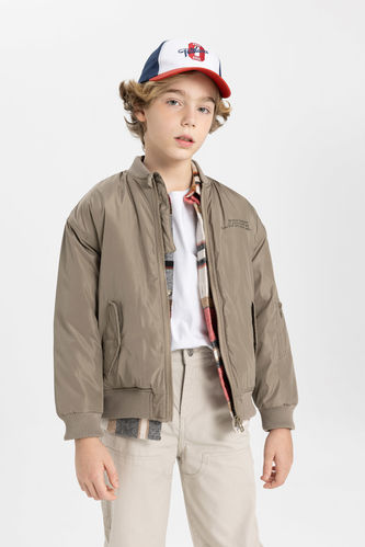 Куртка водоотталкивающая ткань стандартного кроя для мальчиков
