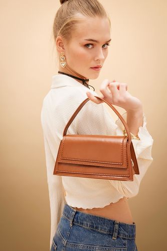 Faux Leather Hand Bag