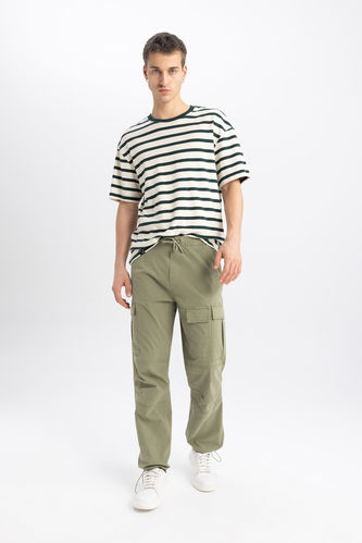 Relax Fit Regular Hem With Cargo Pocket Trousers