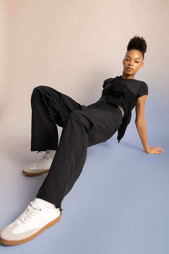 Oversize Fit Double Pocket Trousers