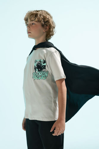 Boy Batman Crew Neck Jersey Short Sleeve T-Shirt